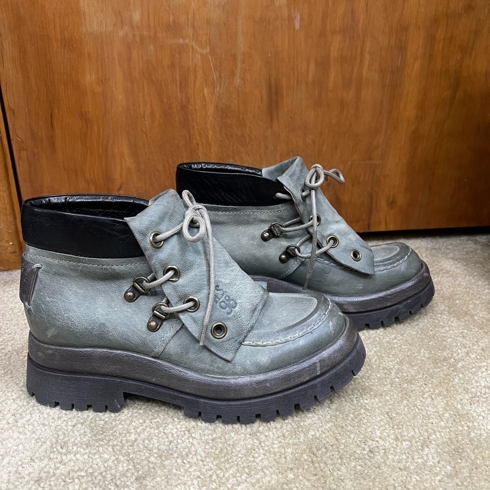 A.S.98 Gray Boots Booties Hikers EU37 US7